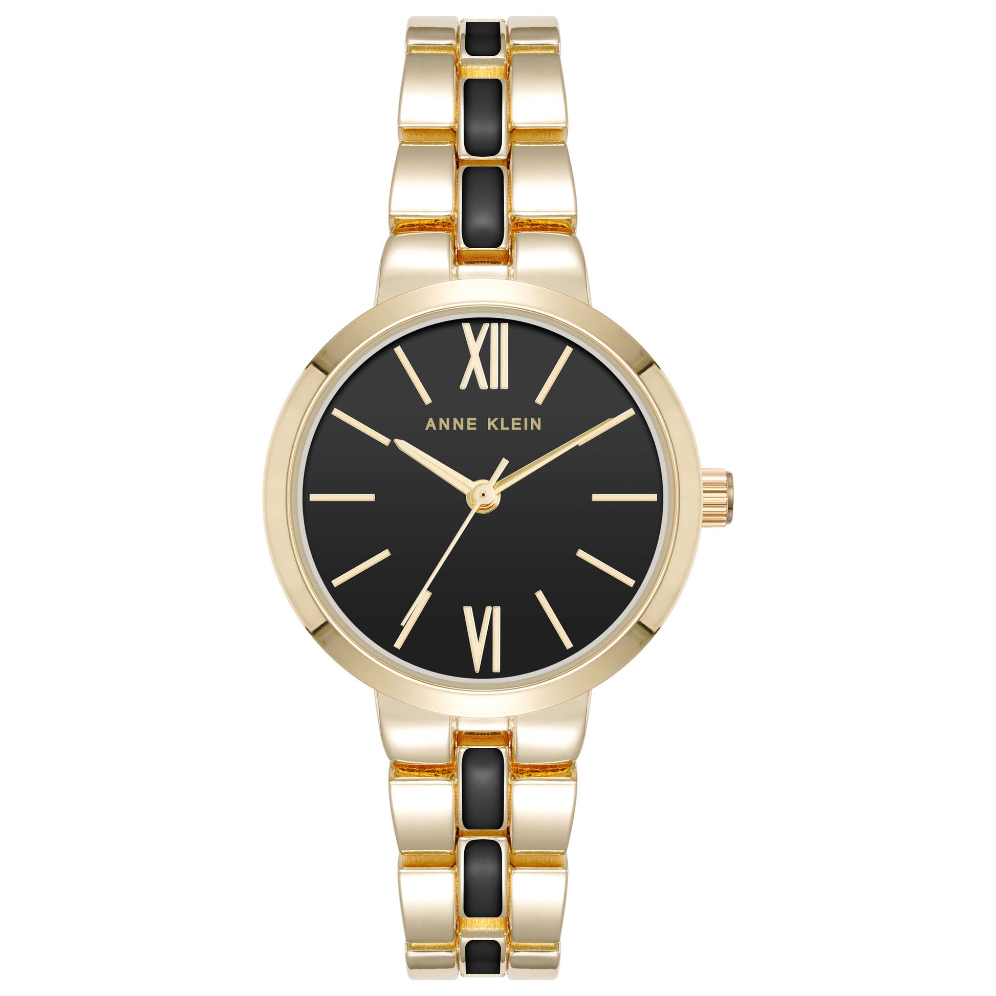 Front view of Anne Klein Women's Quartz AK-4208BKGB