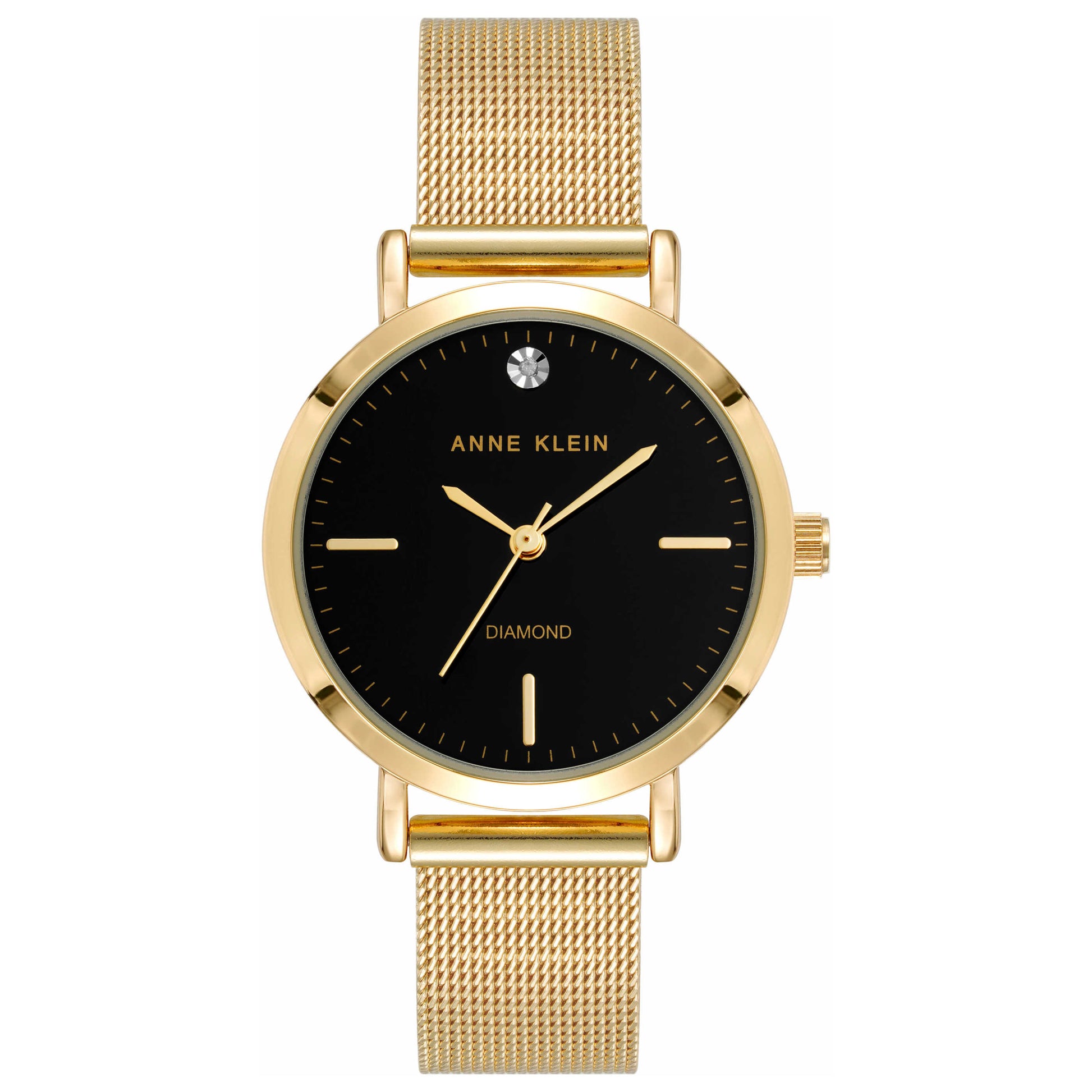 Front view of Anne Klein Women's Quartz AK-5078BKGB