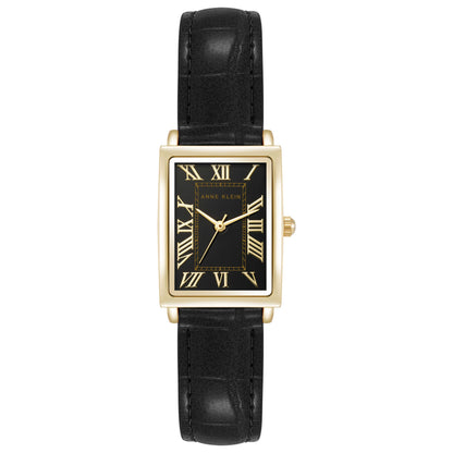 Front view of Anne Klein Classic Women's Quartz Watch AK-5090GPBK