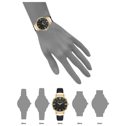 Anne Klein Classic Women's Quartz Watch AK-5092GPBK - Image #6