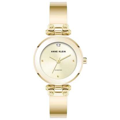 Front view of Anne Klein Classic Women's Quartz Watch AK-5140CHGB