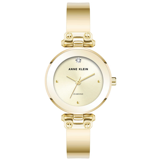 Front view of Anne Klein Classic Women's Quartz Watch AK-5140CHGB