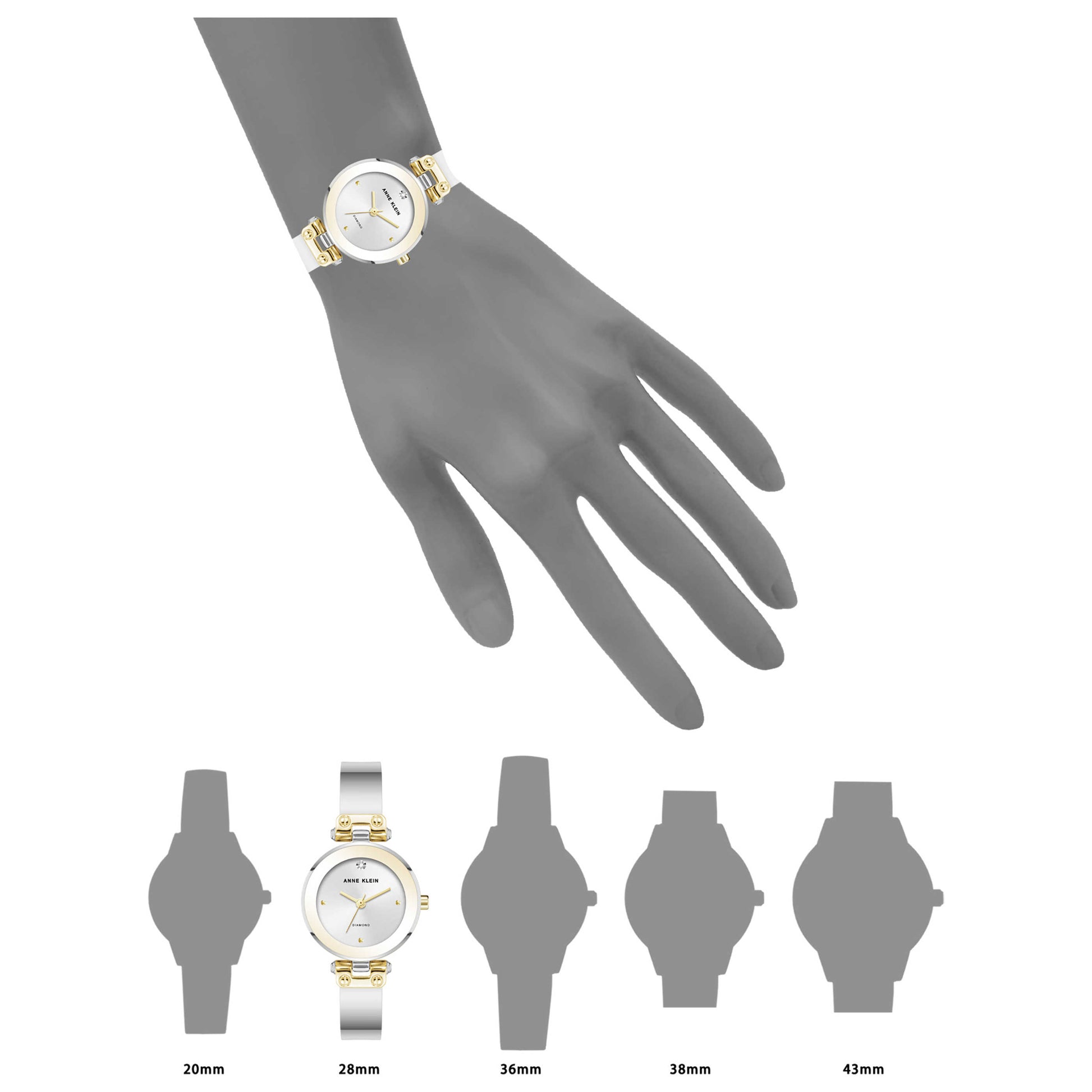 Anne Klein Classic Women's Quartz Watch AK-5141SVTT - Image #6