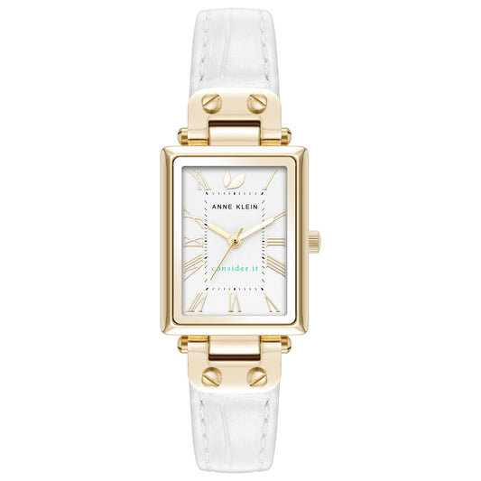 Front view of Anne Klein Classic Women's Quartz Watch AK-5152SVWT