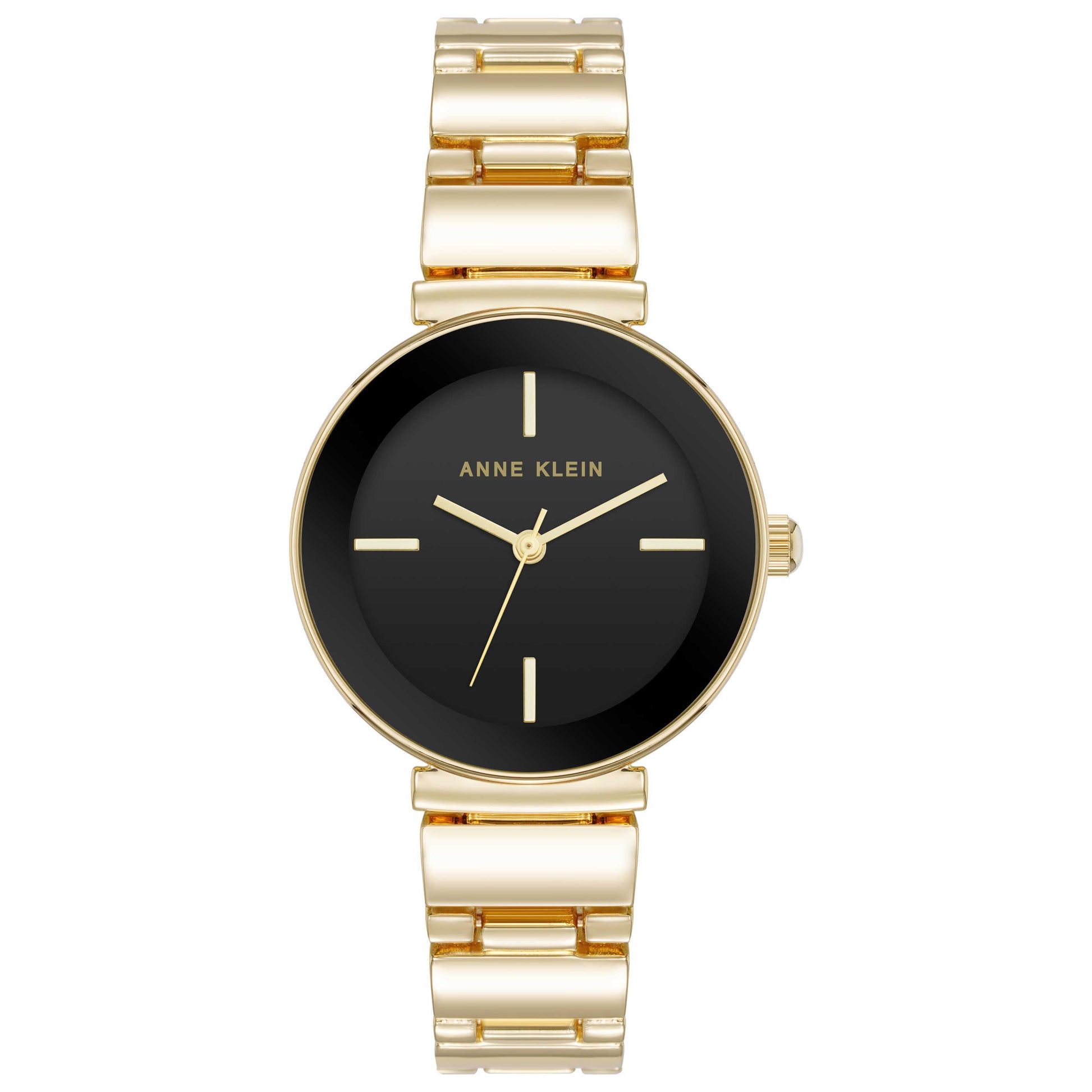 Front view of Anne Klein Women's Quartz AK-5194BKGB
