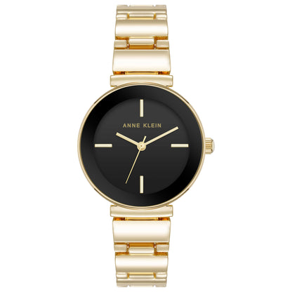Front view of Anne Klein Women's Quartz AK-5194BKGB