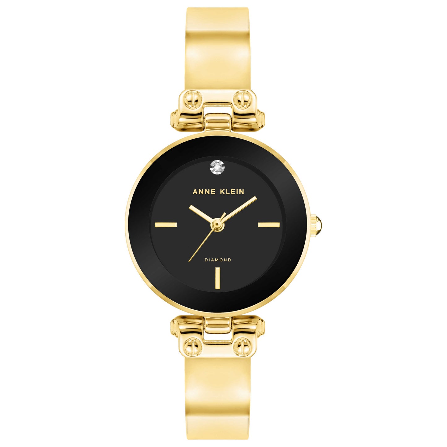 Front view of Anne Klein Women's Quartz AK-5202BKGB