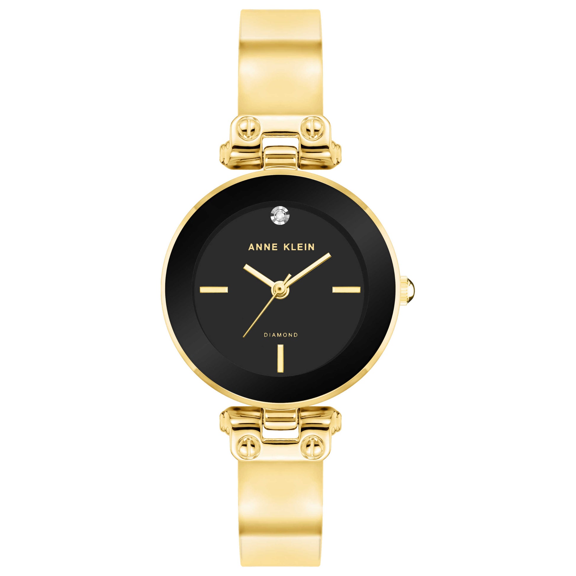 Front view of Anne Klein Women's Quartz AK-5202BKGB
