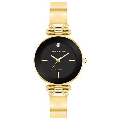Front view of Anne Klein Women's Quartz AK-5202BKGB
