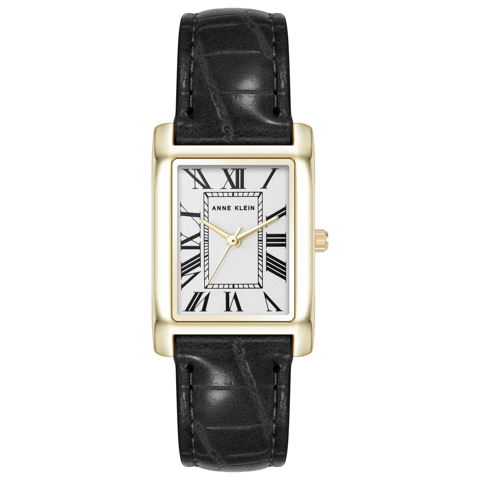 Front view of Anne Klein Classic Women's Quartz Watch AK-5218GPBK