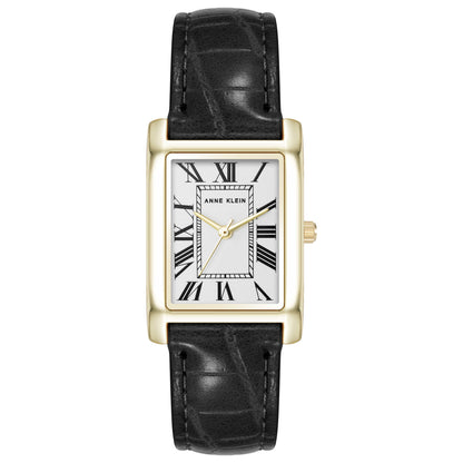 Front view of Anne Klein Classic Women's Quartz Watch AK-5218GPBK