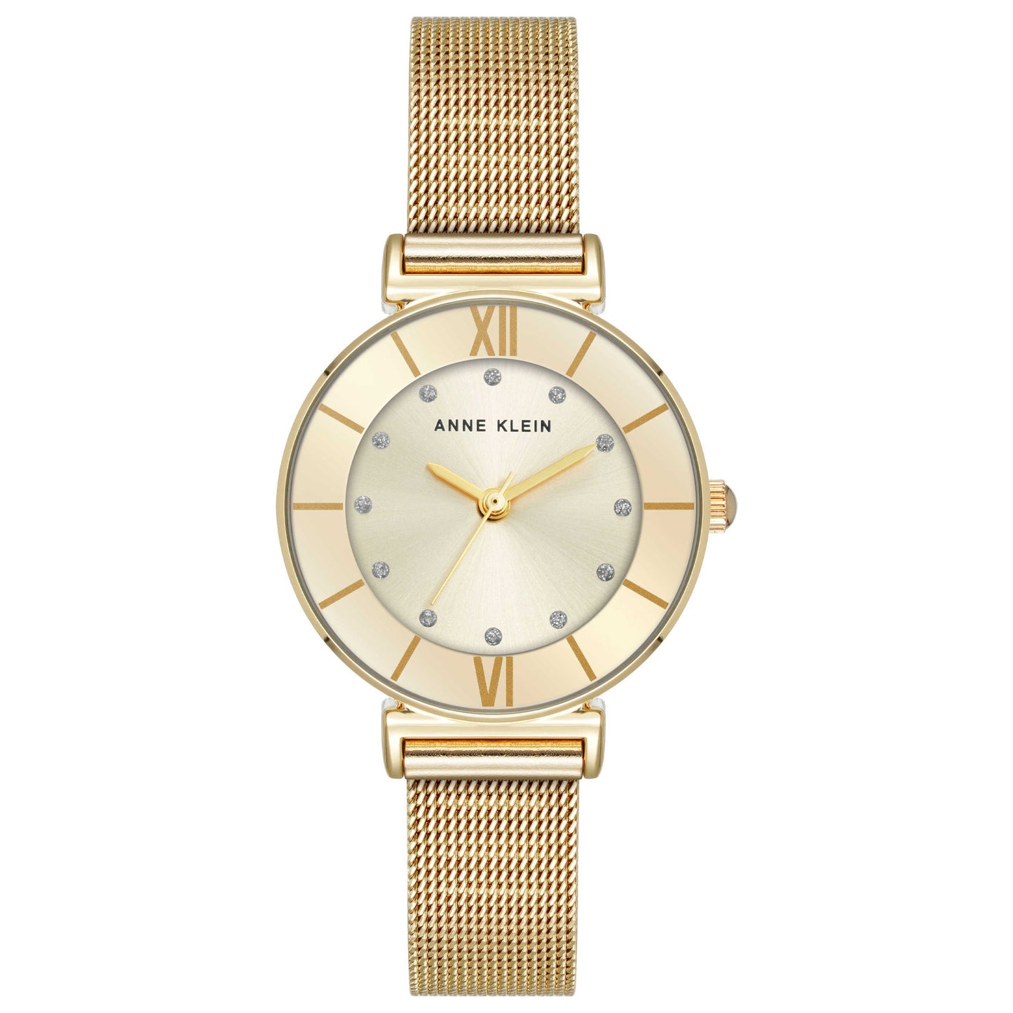 Front view of Anne Klein Women's Quartz AK-5294CHGB
