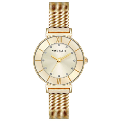 Front view of Anne Klein Women's Quartz AK-5294CHGB