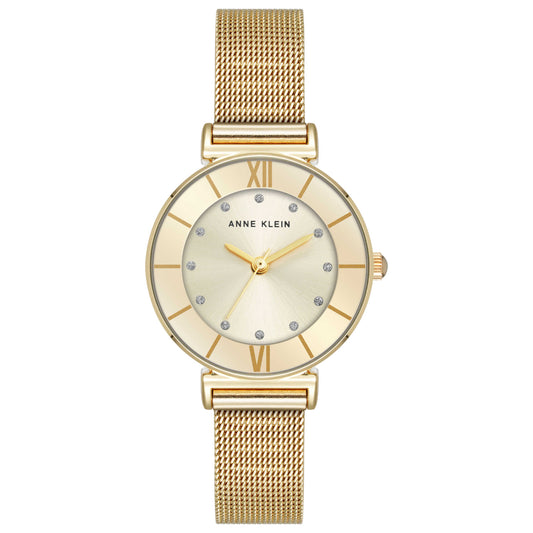 Front view of Anne Klein Women's Quartz AK-5294CHGB