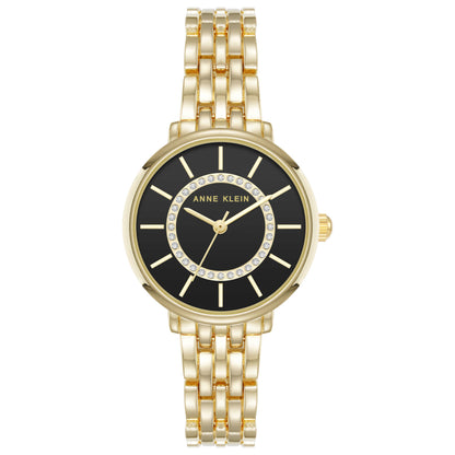 Front view of Anne Klein Women's Quartz AK-5306BKGB