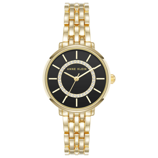 Front view of Anne Klein Women's Quartz AK-5306BKGB