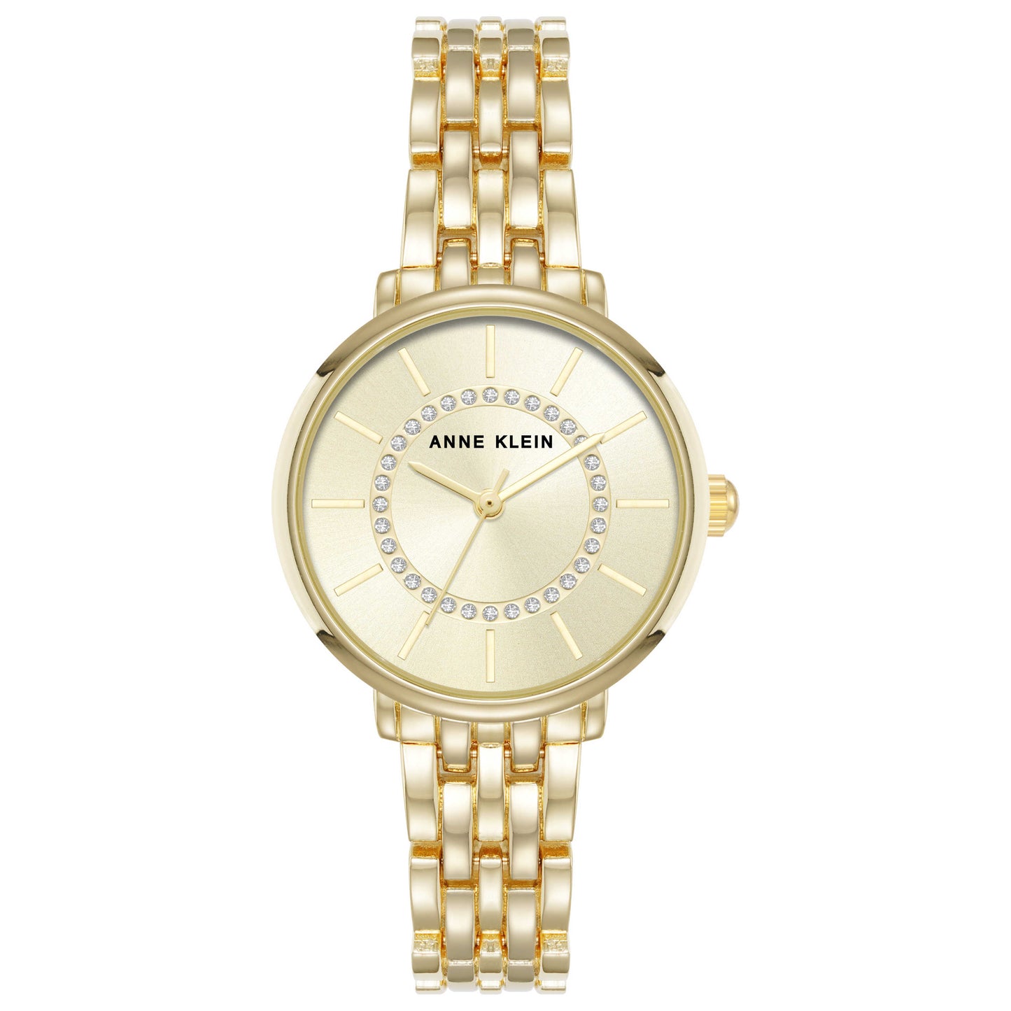 Front view of Anne Klein Women's Quartz AK-5306CHGB