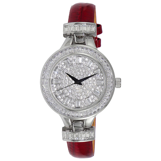Front view of Adee Kaye Women's Quartz Watch AK2522-LRD