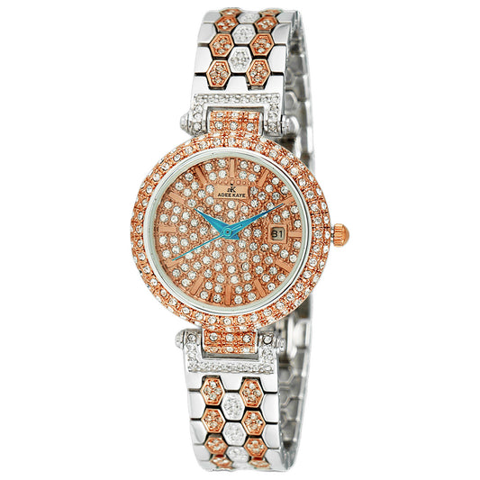 Front view of Adee Kaye Women's Quartz Watch AK2526-L2G
