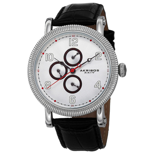 Front view of Akribos Xxiv Men's Quartz Watch AK599WT