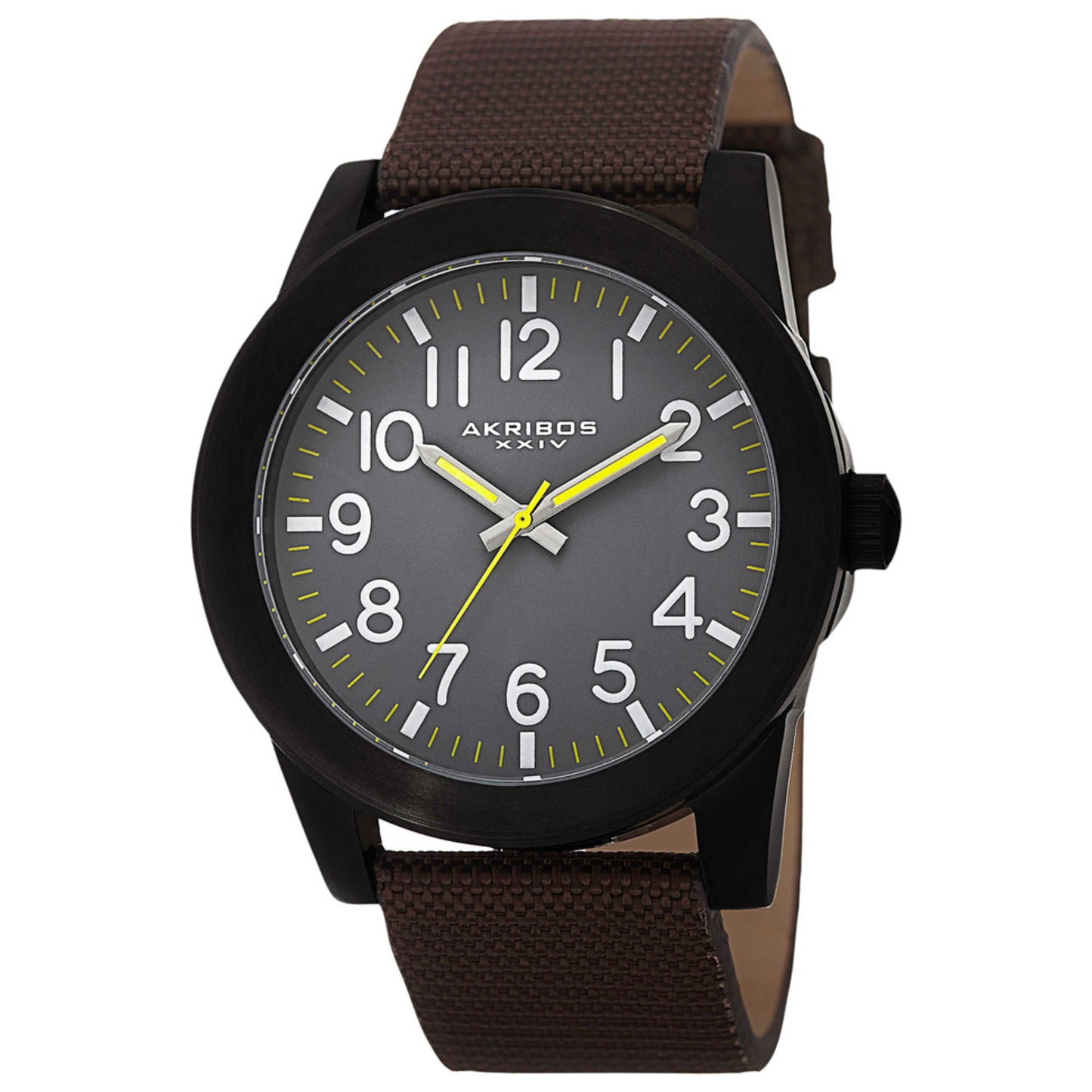 Front view of Akribos Xxiv Classic Men's Quartz Watch AK779BKBR