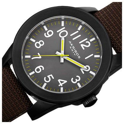 Akribos Xxiv Classic Men's Quartz Watch AK779BKBR - Image #5