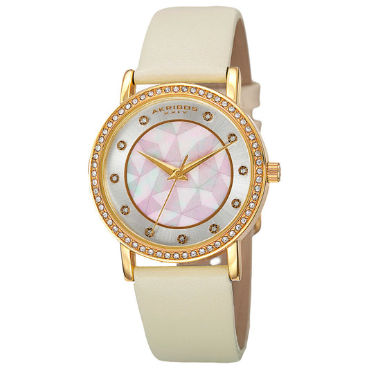 Front view of Akribos Xxiv Women's Quartz Watch AK791YG