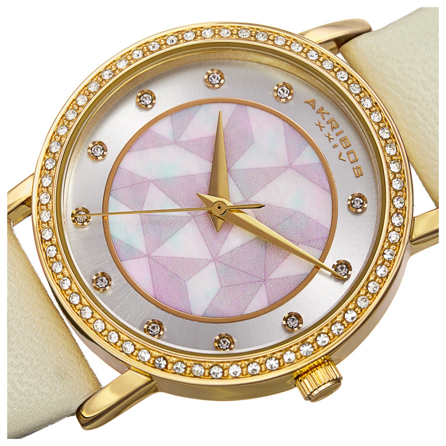 Akribos Xxiv Women's Quartz Watch AK791YG - Image #5