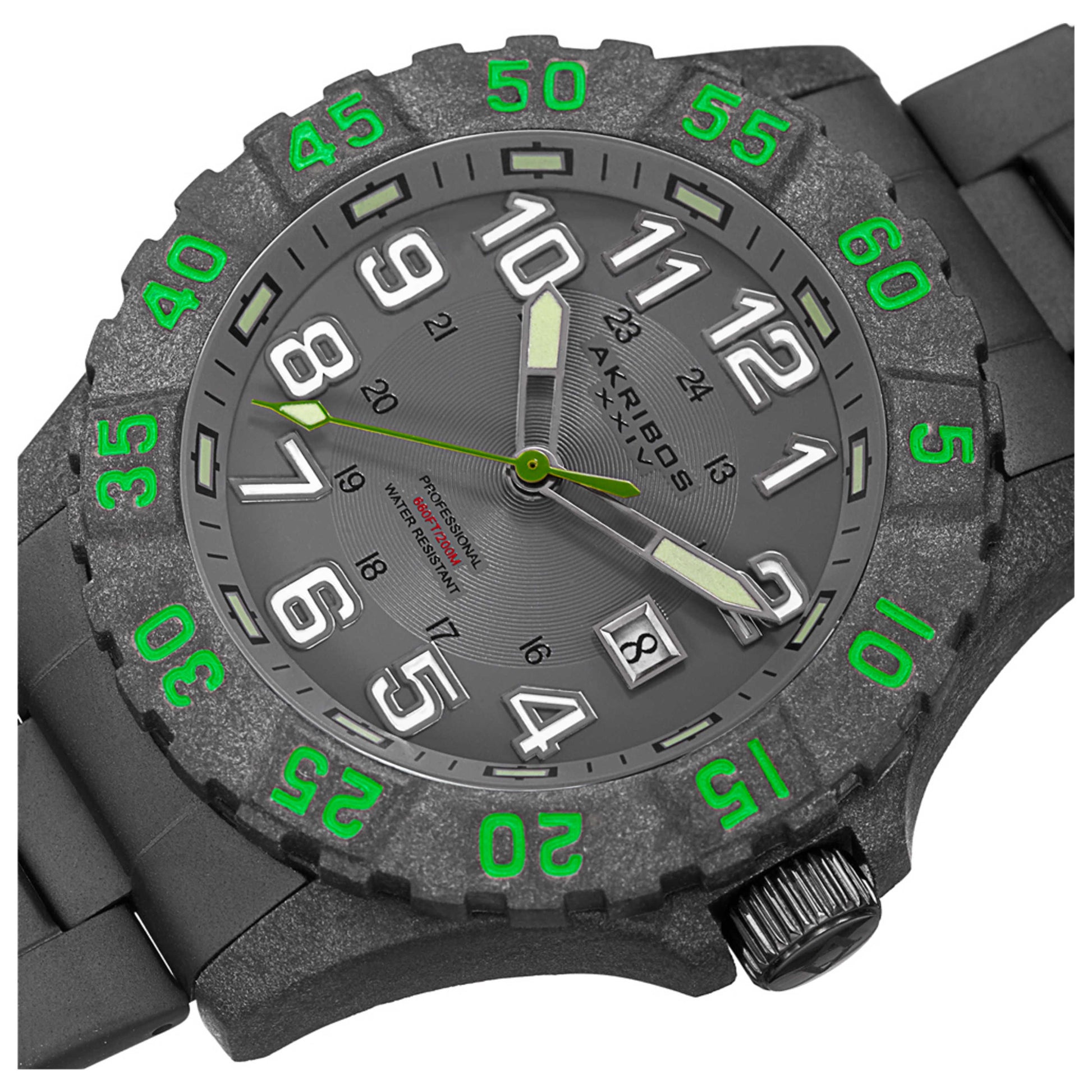 Akribos Xxiv Men's Quartz Watch AK794GN - Image #5
