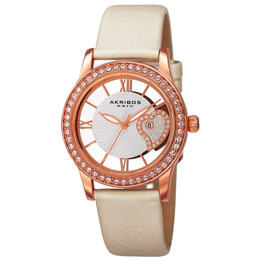 Front view of Akribos Xxiv Women's Quartz Watch AK811WTR