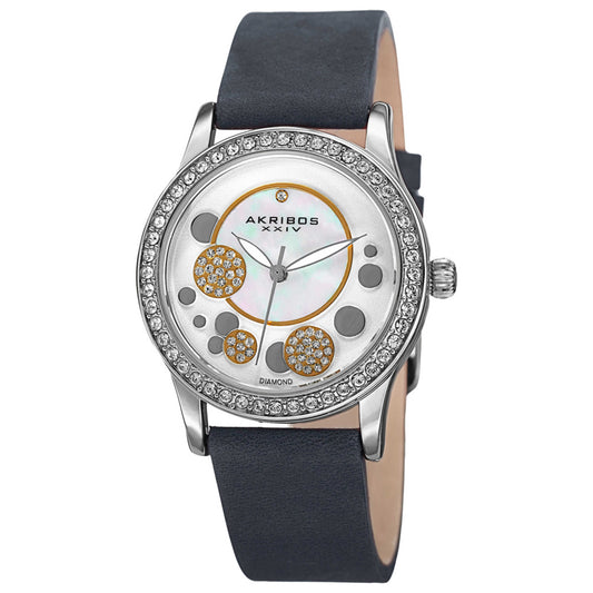 Front view of Akribos Xxiv Women's Quartz Watch AK843BU