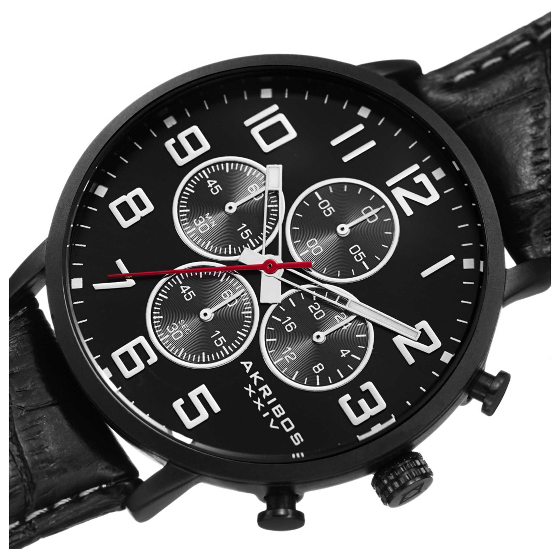 Akribos Xxiv Men's Quartz Watch AK854BK - Image #5