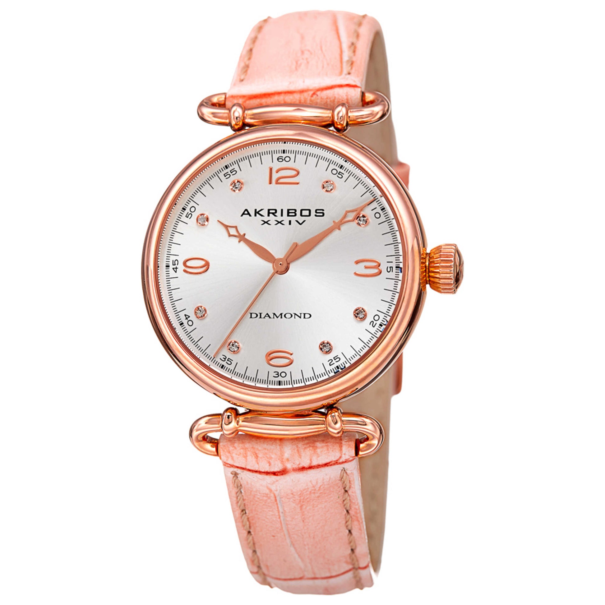 Front view of Akribos Xxiv Classic Women's Quartz Watch AK878NU