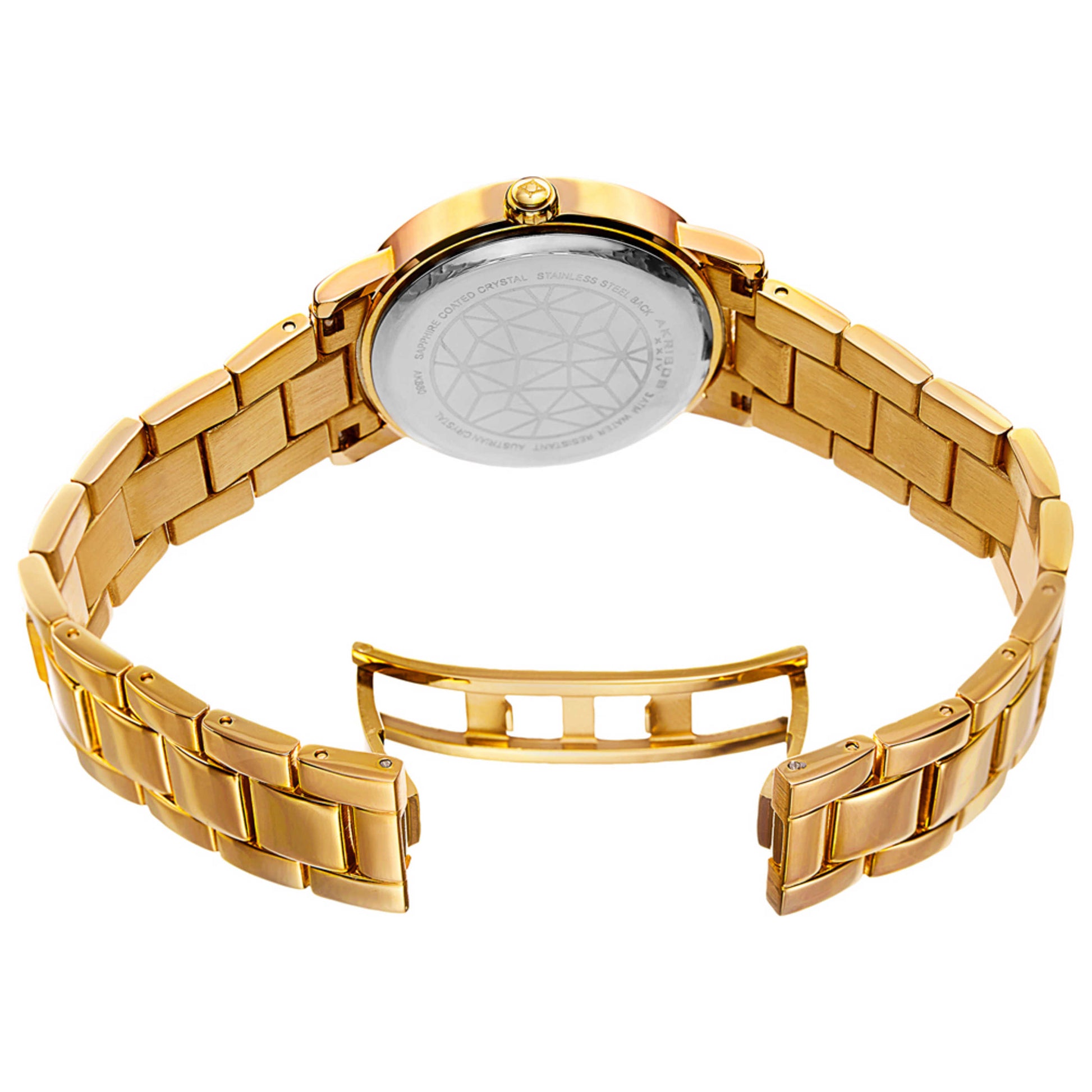 Akribos Xxiv Classic Women's Quartz Watch AK880YG - Image #2