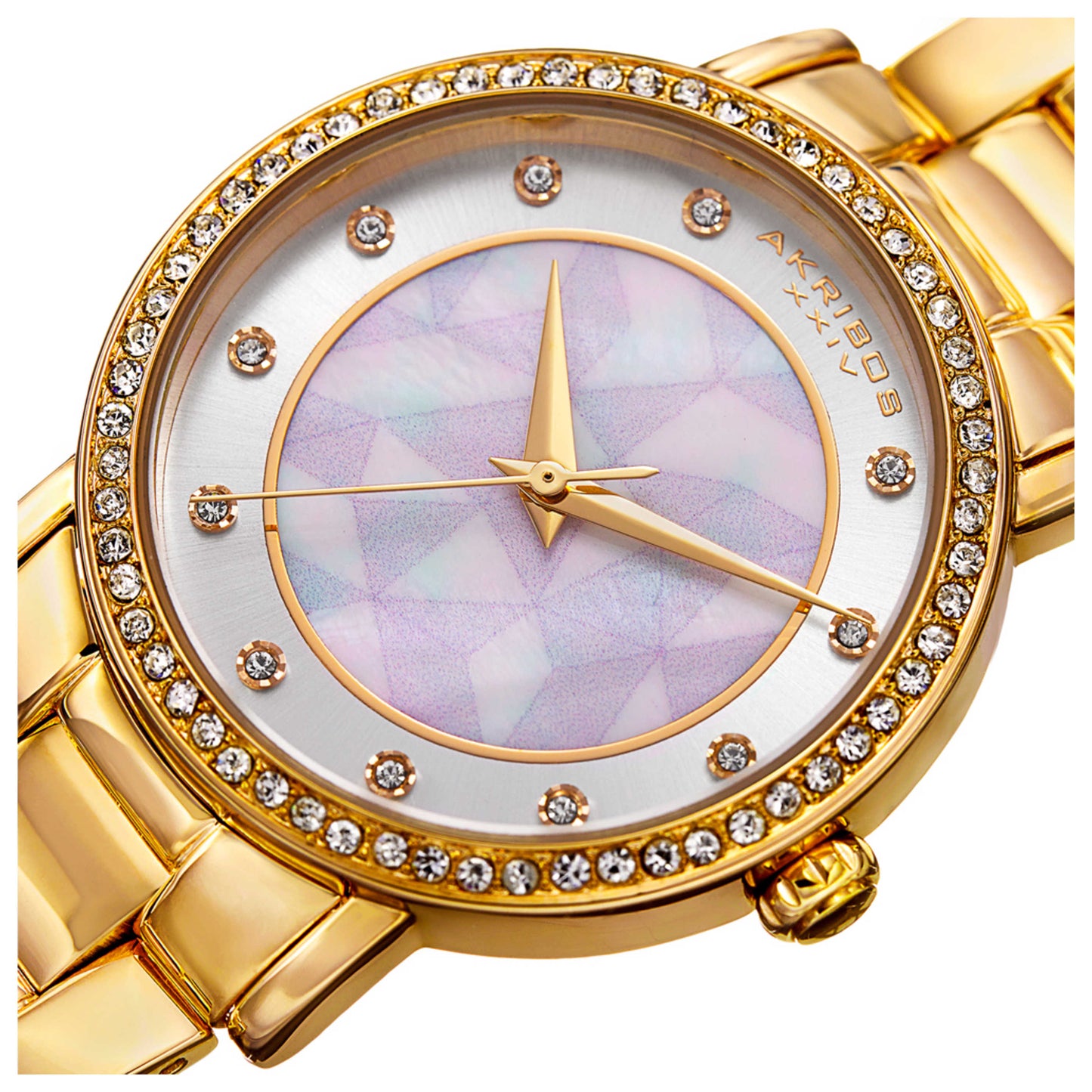 Akribos Xxiv Classic Women's Quartz Watch AK880YG - Image #5