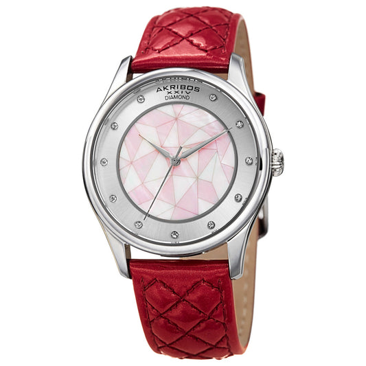 Front view of Akribos Xxiv Classic Women's Quartz Watch AK925PK
