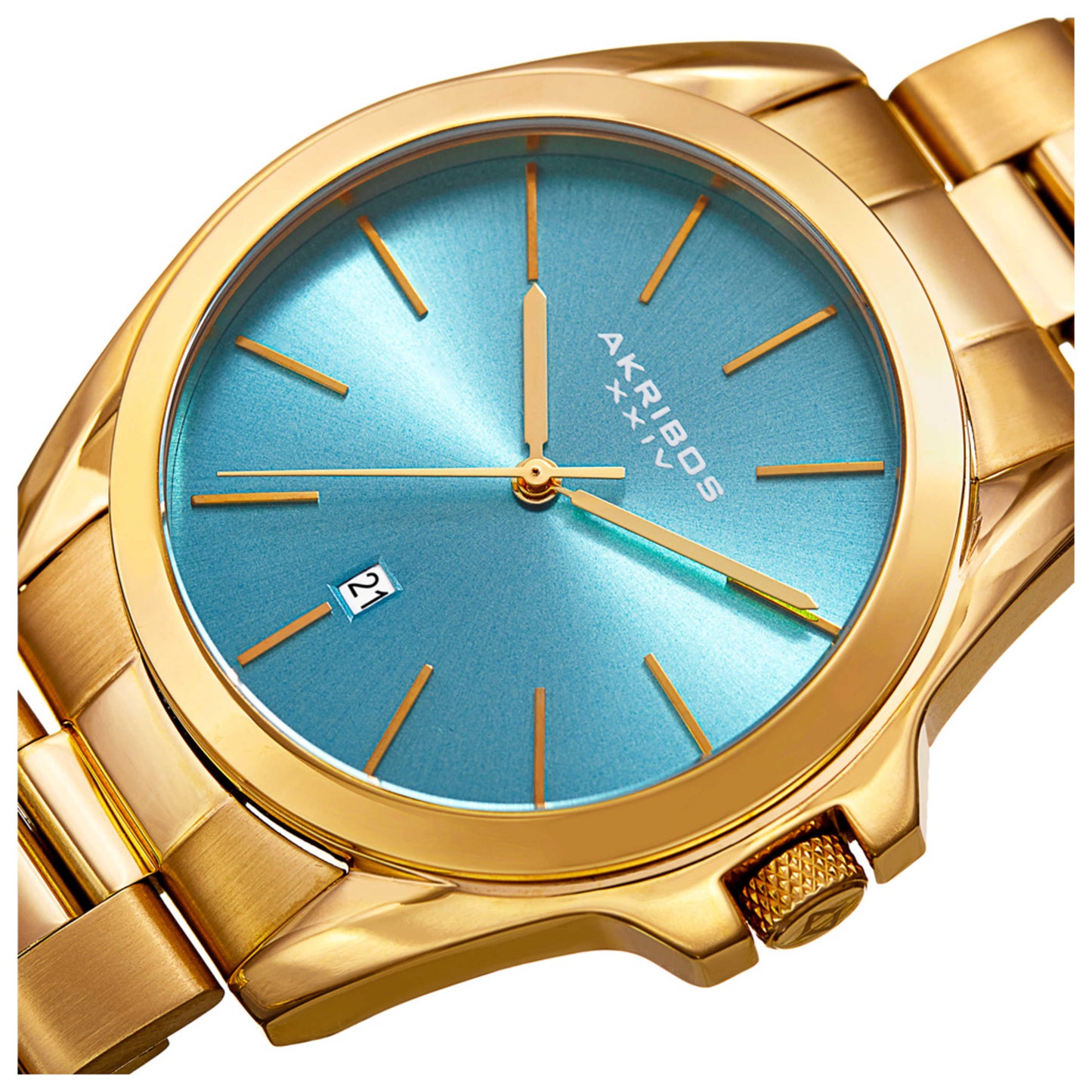 Akribos Xxiv Classic Unisex Quartz Watch AK948YGTQ - Image #5