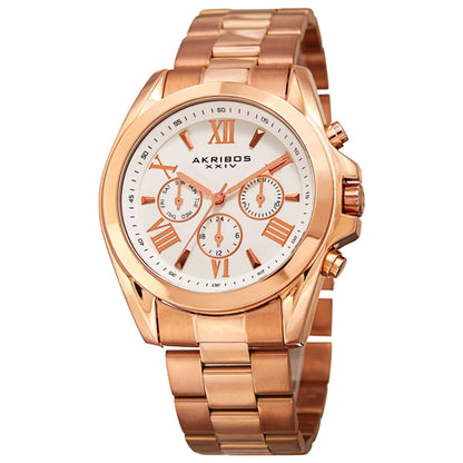 Front view of Akribos Xxiv Classic Women's Quartz Watch AK951RG