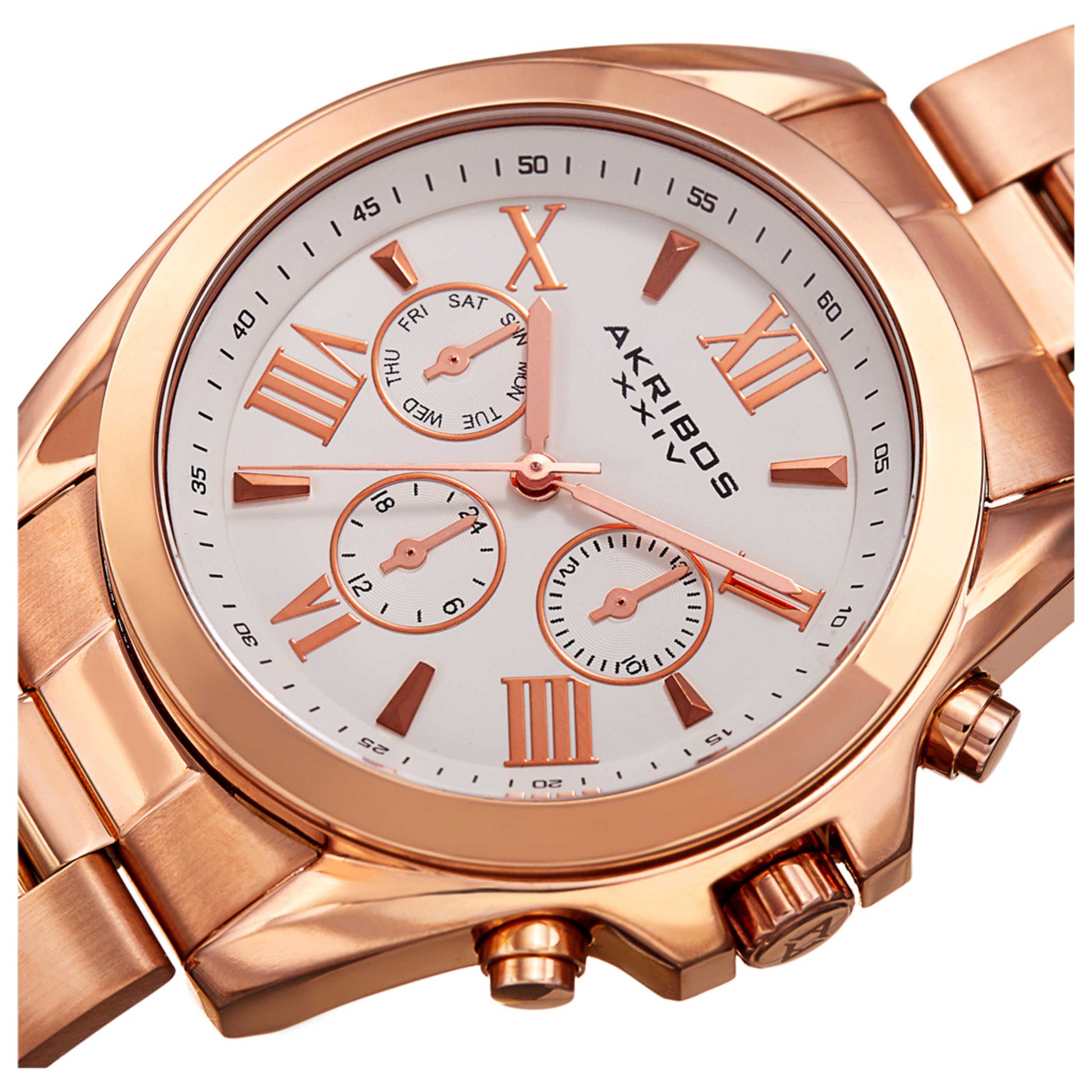 Akribos Xxiv Classic Women's Quartz Watch AK951RG - Image #5