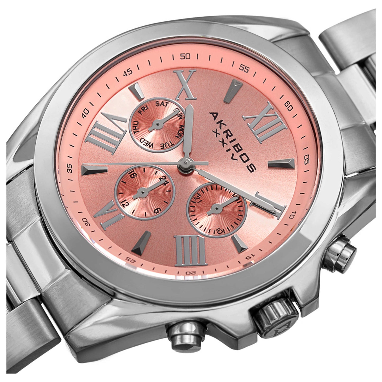 Akribos Xxiv Classic Women's Quartz Watch AK951SSPK - Image #5