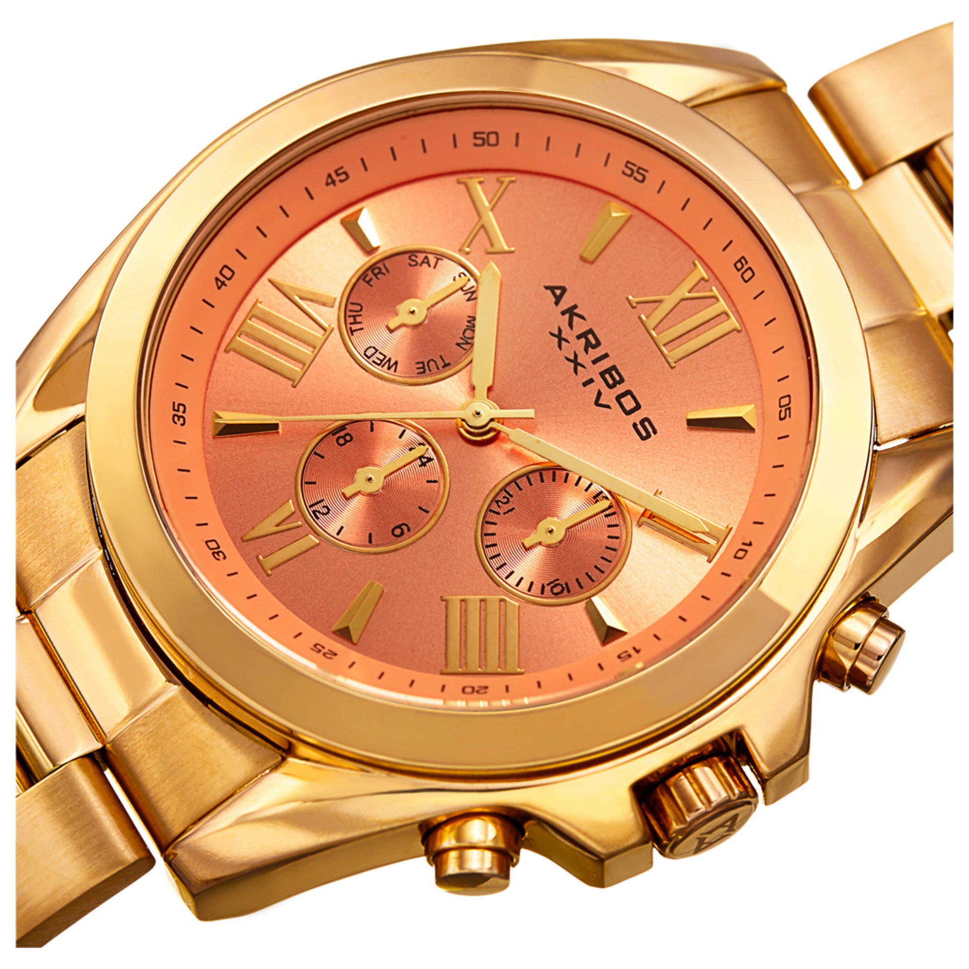 Akribos Xxiv Classic Women's Quartz Watch AK951YGPCH - Image #5