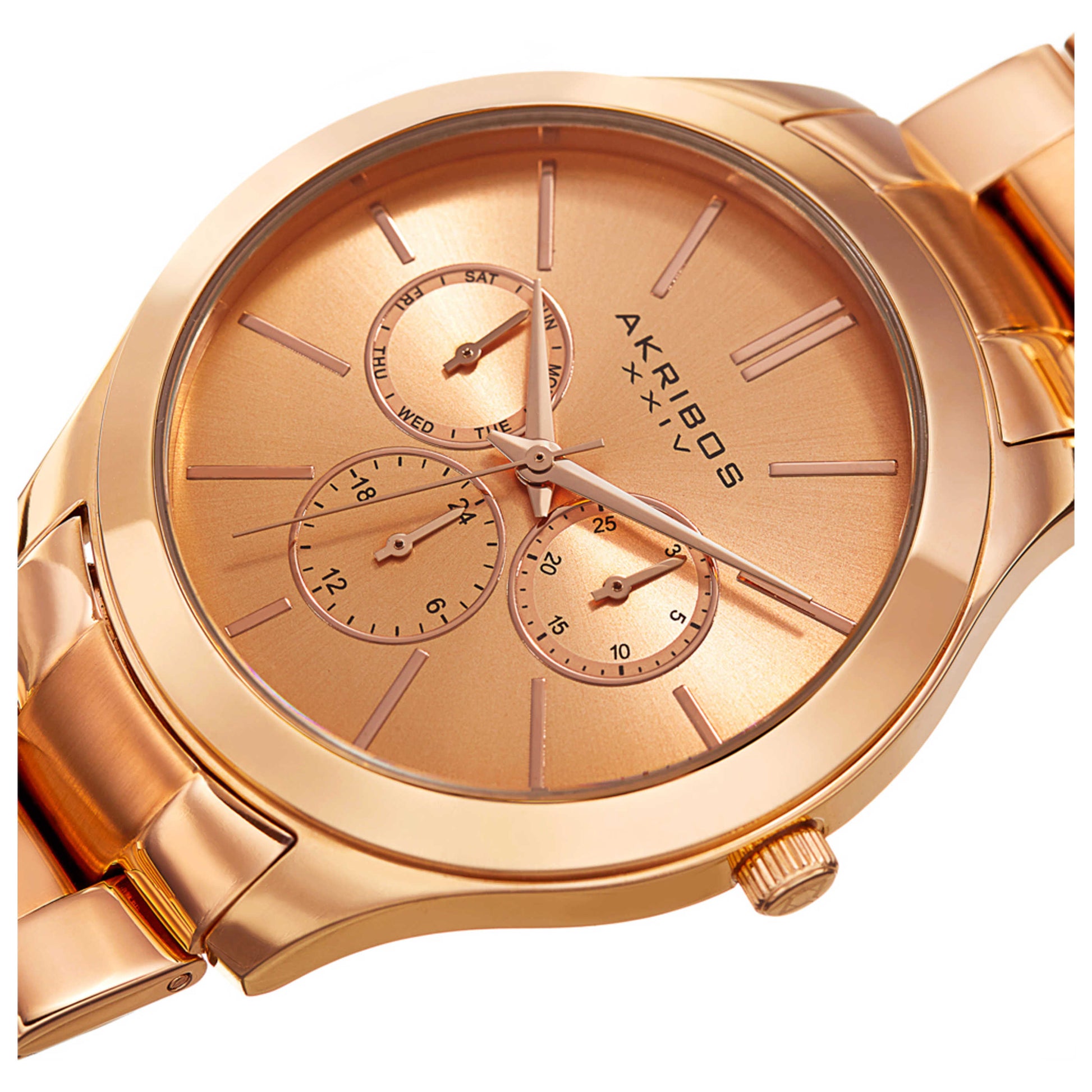 Akribos Xxiv Classic Women's Quartz Watch AK952RG - Image #5