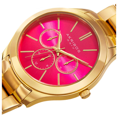 Akribos Xxiv Classic Women's Quartz Watch AK952YGPK - Image #5