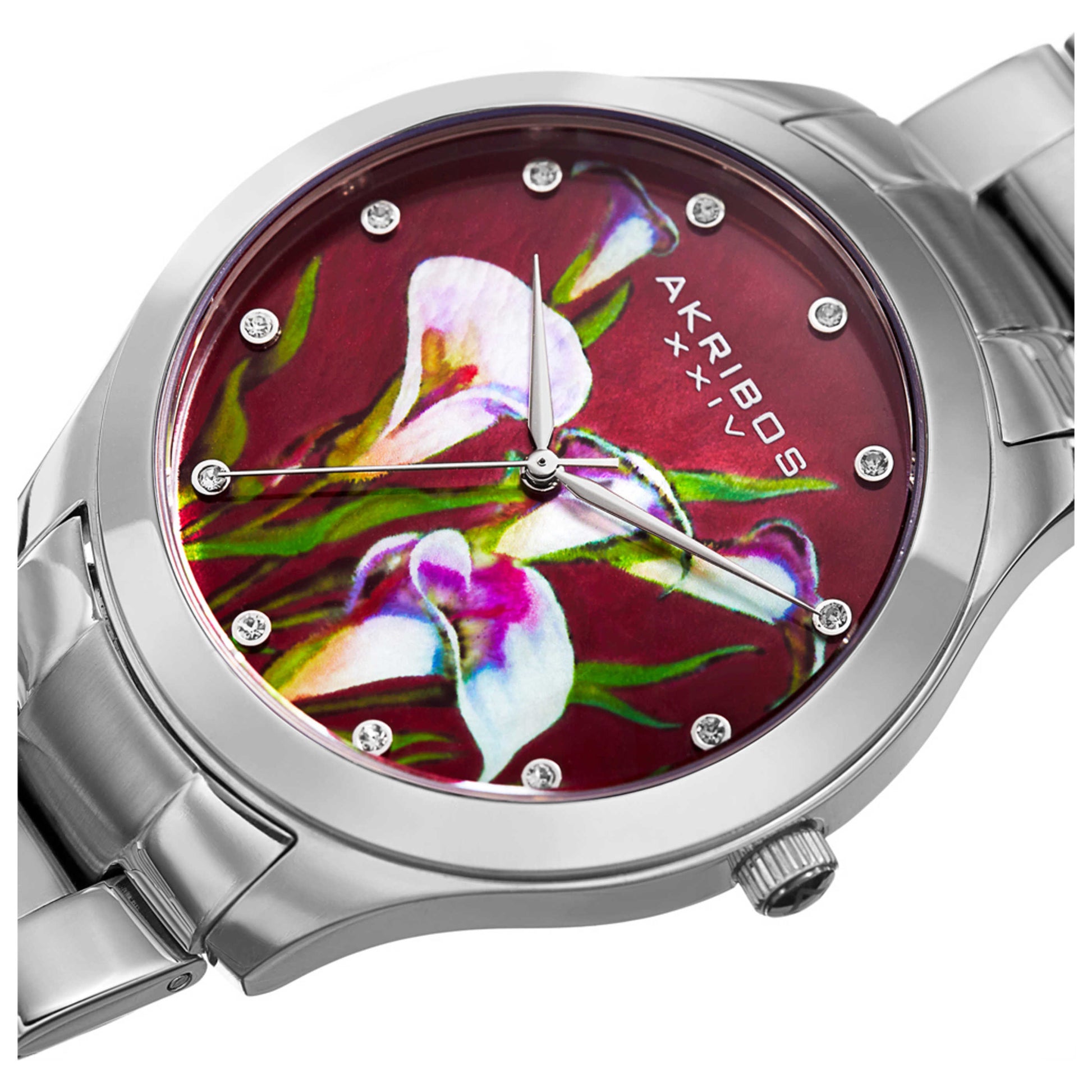 Akribos Xxiv Classic Women's Quartz Watch AK953FSS - Image #5