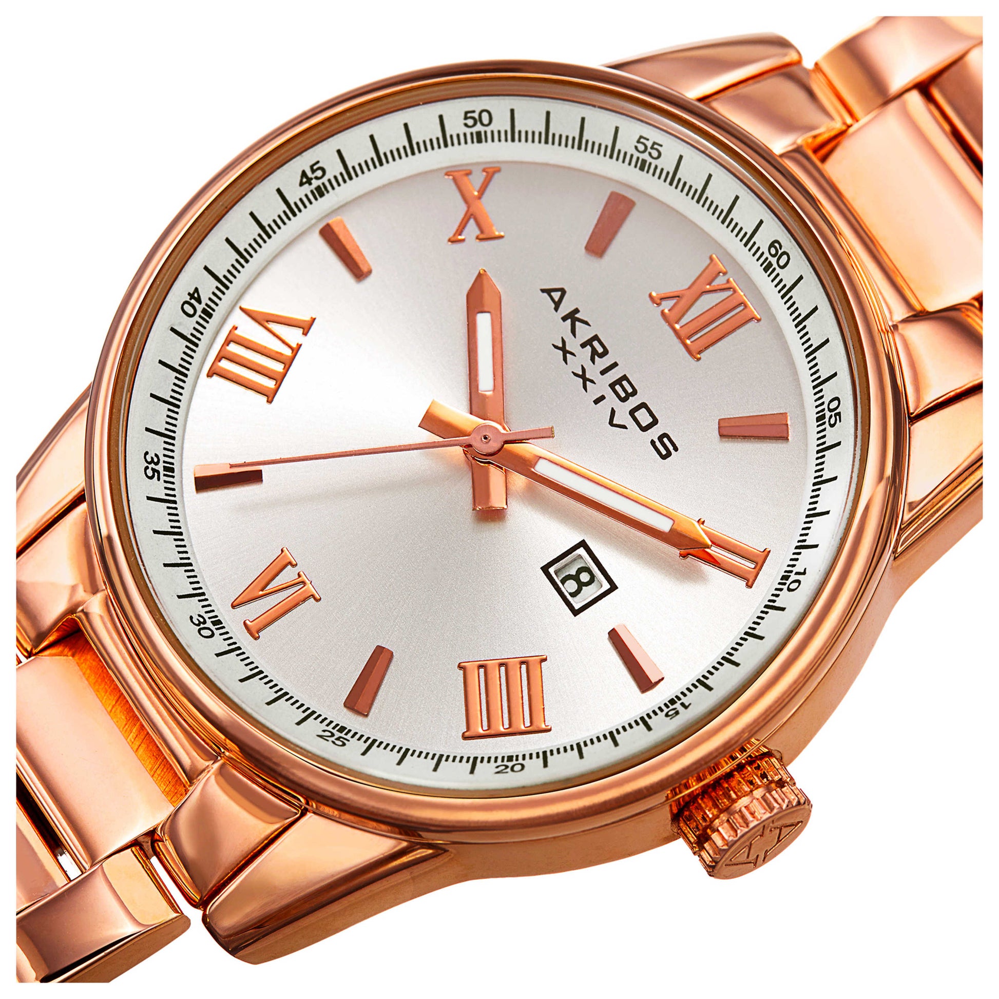 Akribos Xxiv Women's Quartz Watch AK976RG - Image #5