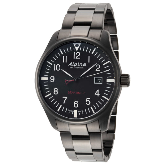 Front view of Alpina Startimer Pilot Men's Quartz Watch AL-240B4FBS6B