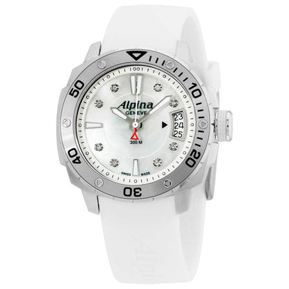 Front view of Alpina Seastrong Women's Quartz Watch AL-240LSD3V6