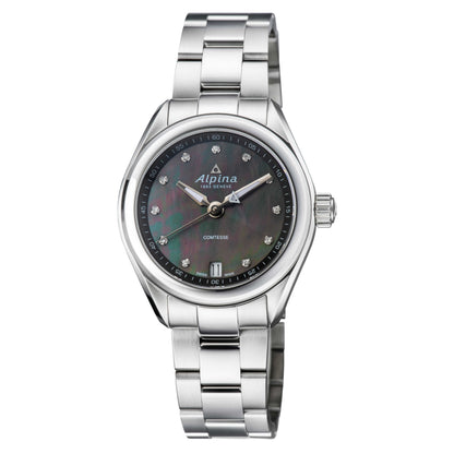 Front view of Alpina Comtesse Women's Quartz Watch AL-240MPBD2C6B