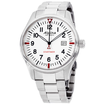 Front view of Alpina Startimer Men's Quartz Watch AL-240S4S6B