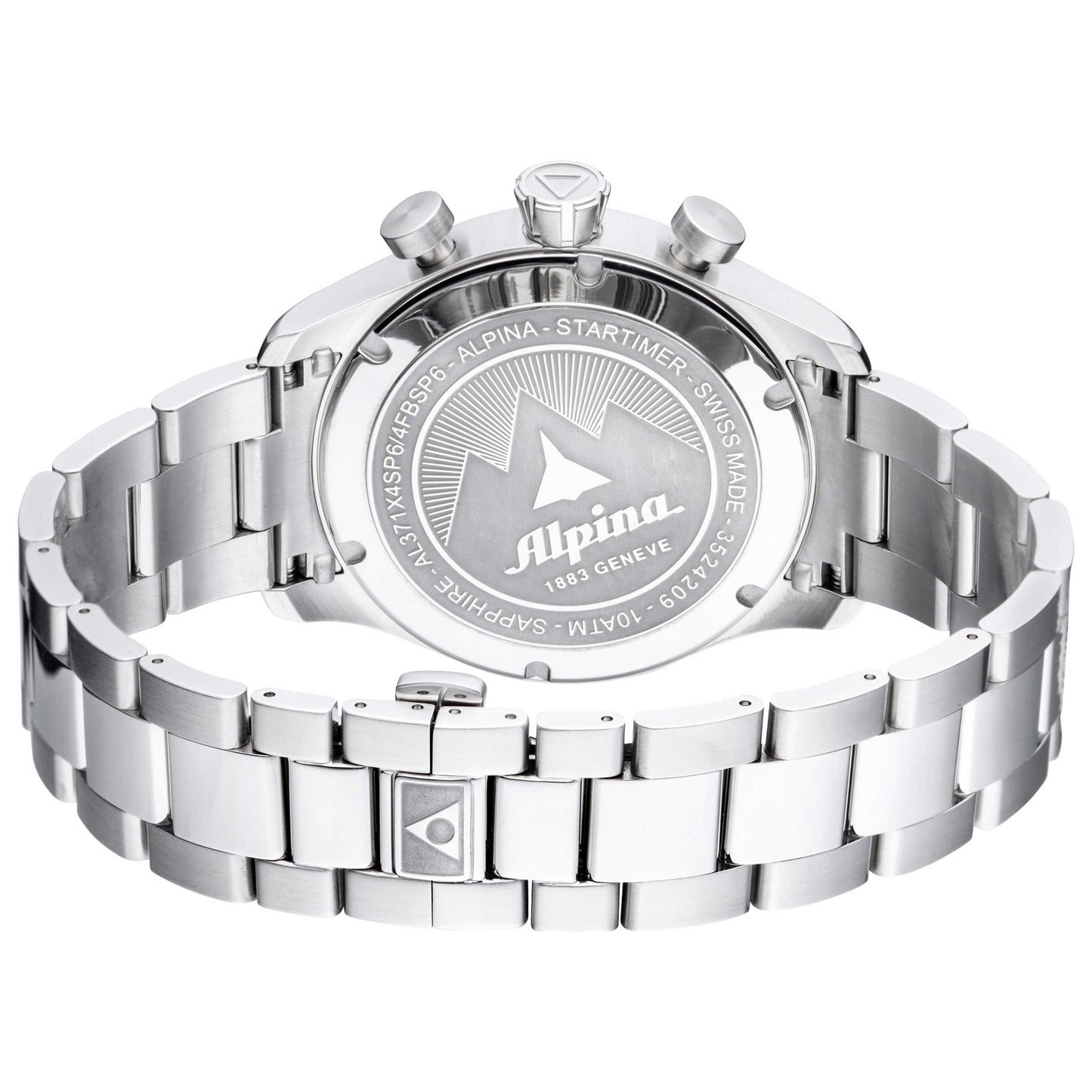 Left view of Alpina Startimer Pilot Men's Quartz Watch AL-371BG4S6B